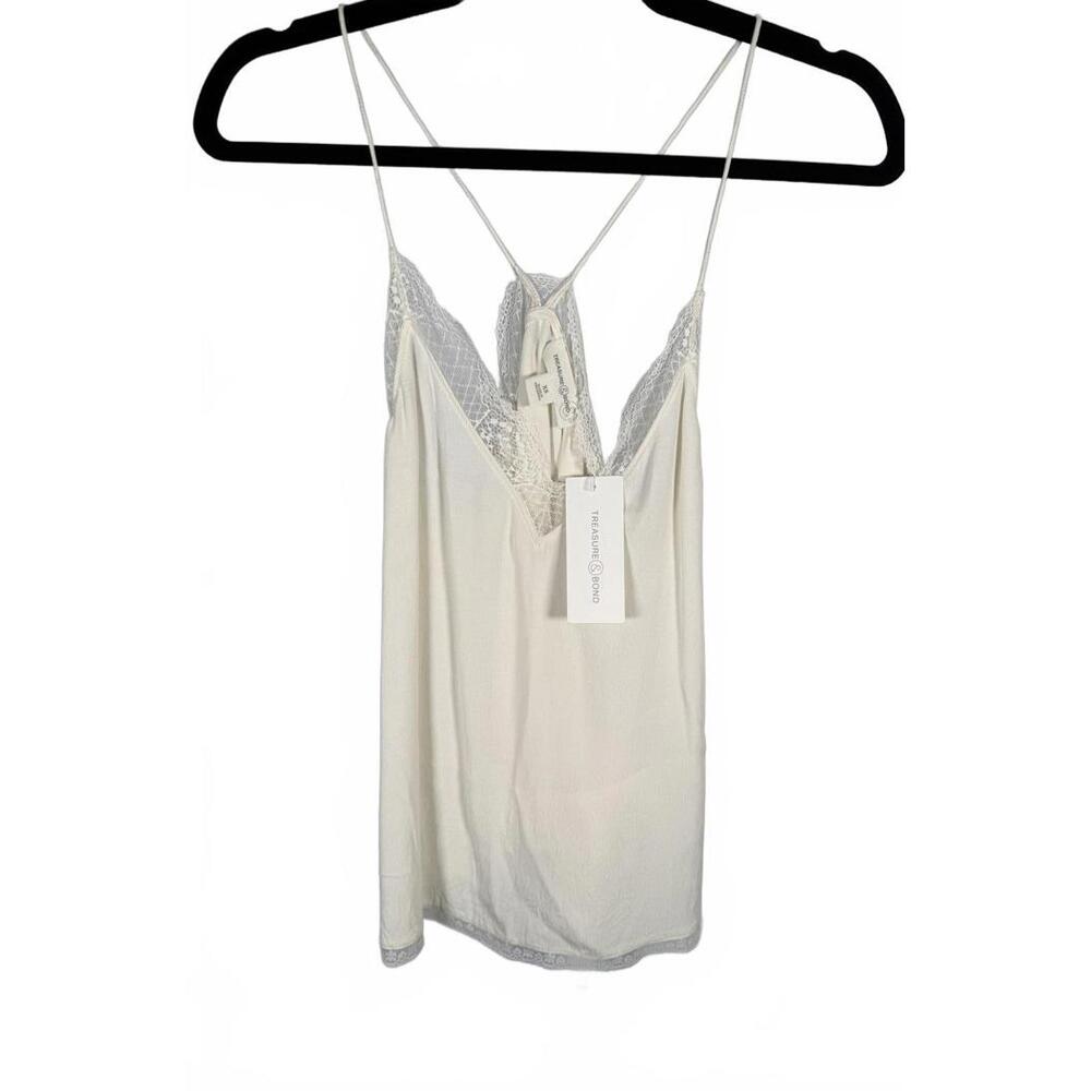 NWT Treasure & Bond Women's Chemise with Lace Trim - XS